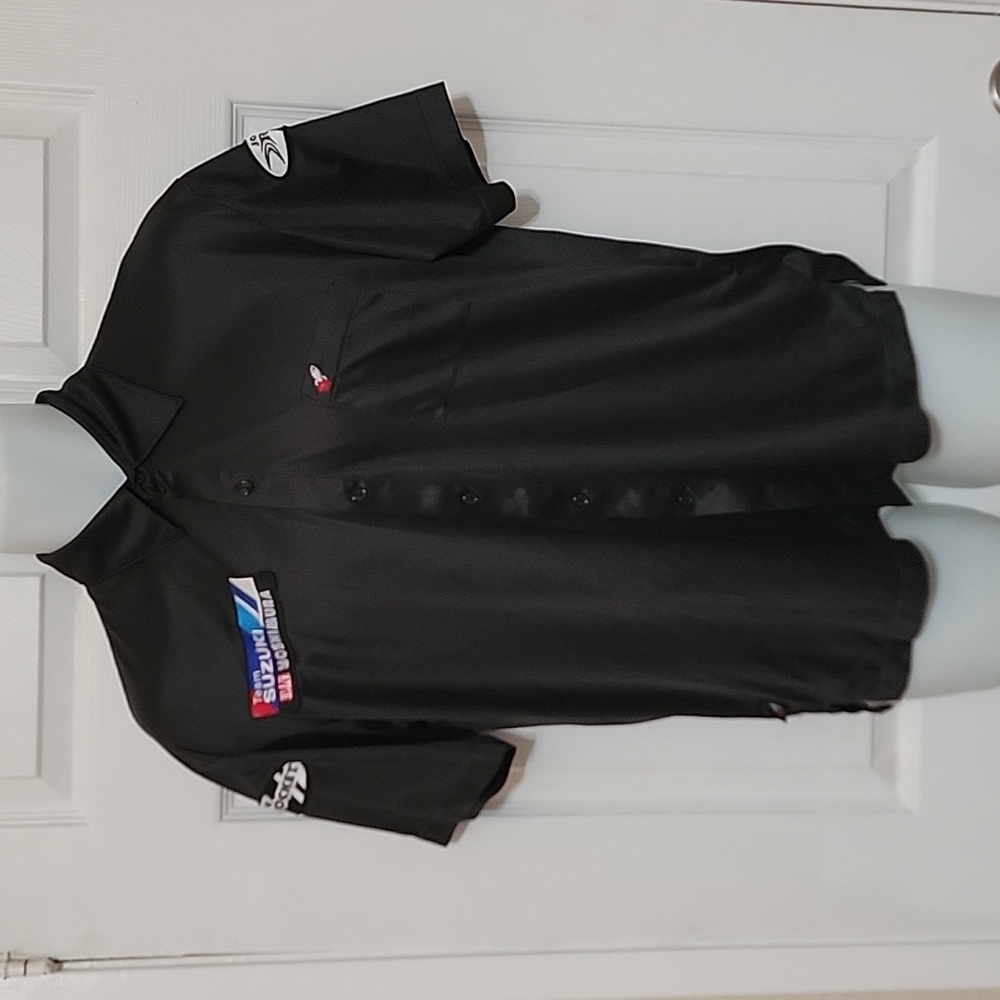Team Suzuki Yoshimura Joe Rocket Embroidered Button Up Shirt Size Small